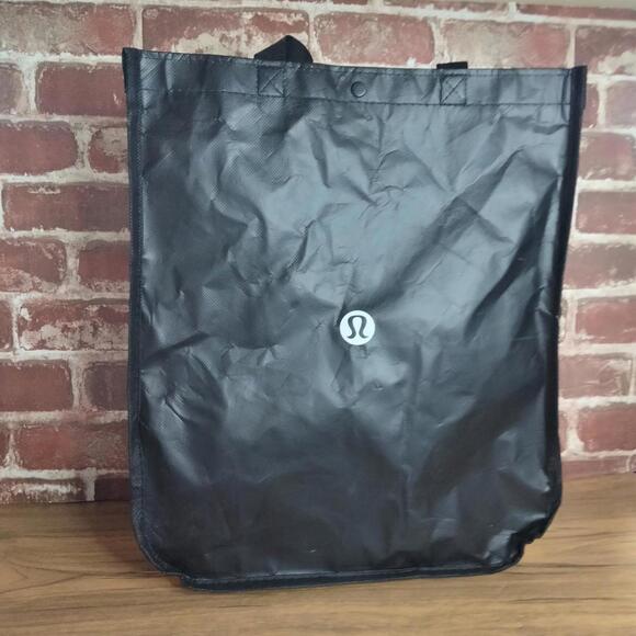 Lululemon Reusable Shopping Bag black and white - Picture 1 of 8